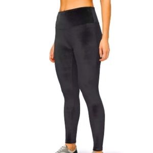 Lululemon Wunder Under Crushed Velvet Legging- Size 4